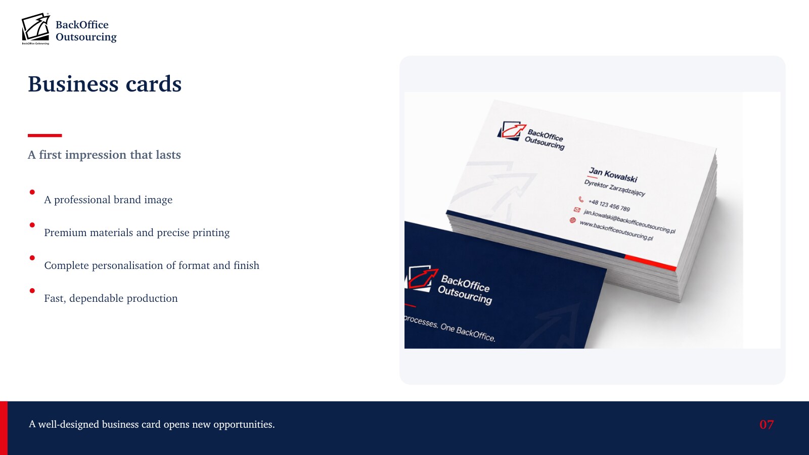 Printing offer - slide 7 / 17
